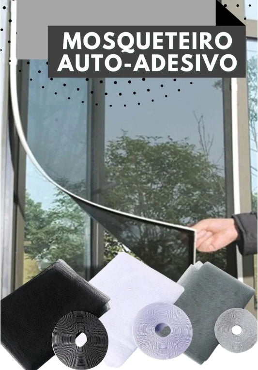 Mosquiteiro e Grade de Proteção Auto-Adesivo - COMPRE 1 e LEVE 2 - Líder Vendas