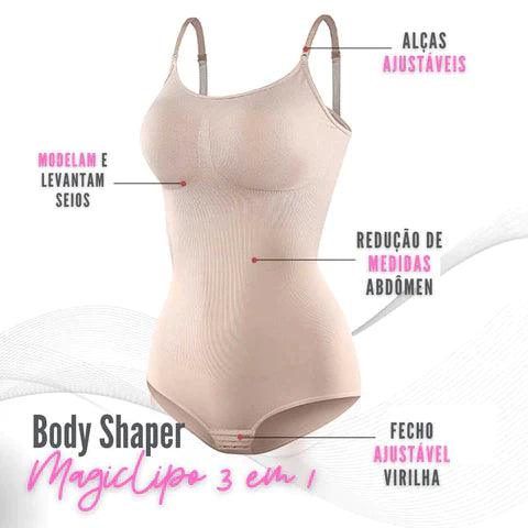 BodyShaper MagicLipo 3 em 1 - Líder Vendas