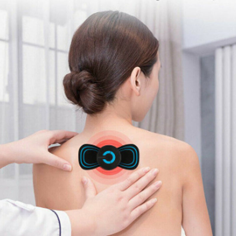 Massageador Portátil Recarregável Alivia Dor Pescoço Cervical Ombros Pés Pernas