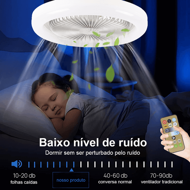 Luminária LED com Ventilador | FanMaster - Últimos dias de Promoção - Líder Vendas