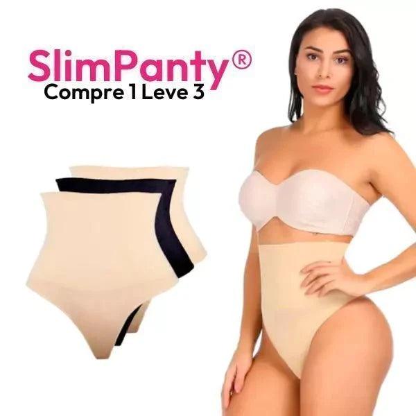 SlimPanty® - Calcinha Afina Cintura Comprime Abdômen (Kit 3 Unidades) - Líder Vendas